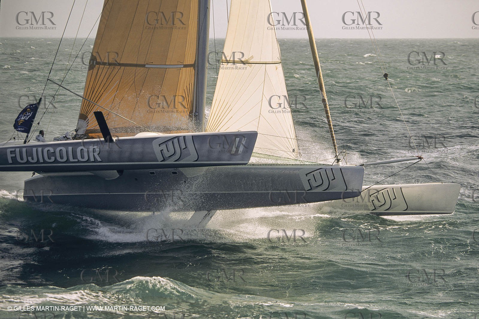 Yacht Racing, Multihull, ORMA 60, Loick Peyron, Fujicolor