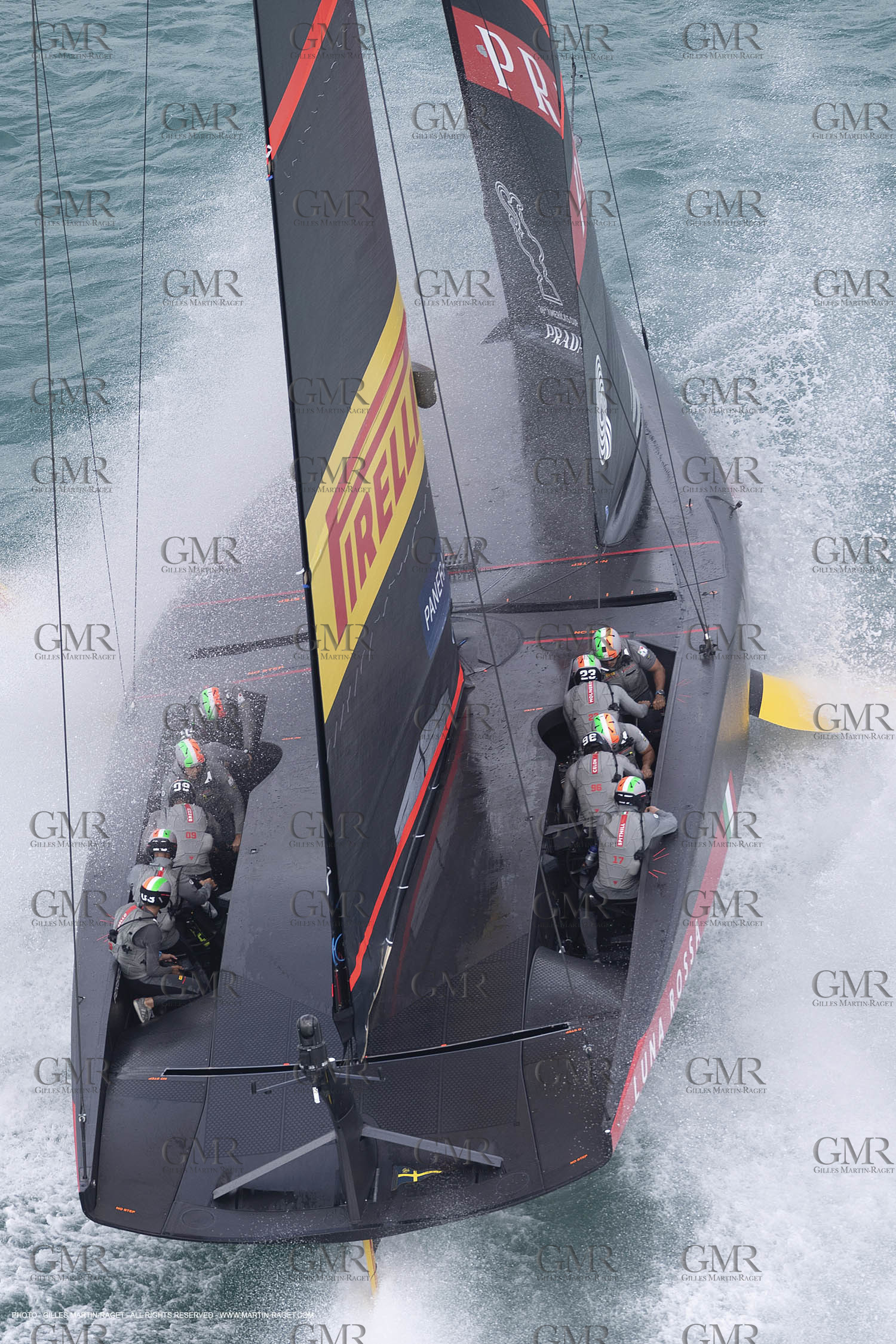 10 12 2020 - Auckland (NZL) - 36th America's Cup - Practice Sessions - Day 2 -Luna Rossa Prada Pirelli Team