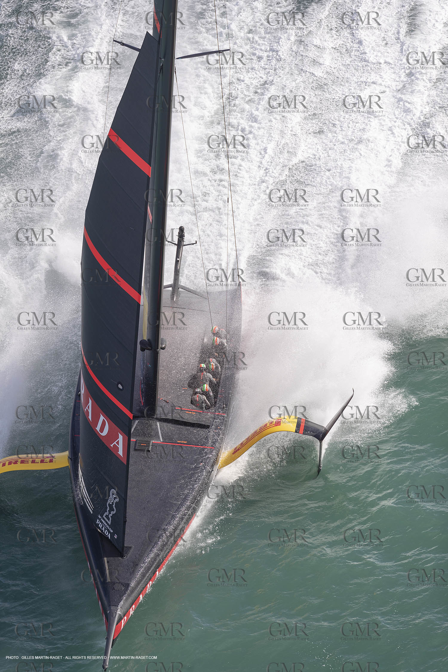 10 12 2020 - Auckland (NZL) - 36th America's Cup - Practice Sessions - Day 2 -Luna Rossa Prada Pirelli Team