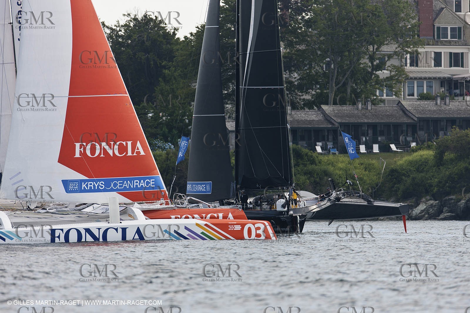 02 07 2012 - Newport (RI) -start of the Krys Ocean Race pre-event sailed between Newport and New York