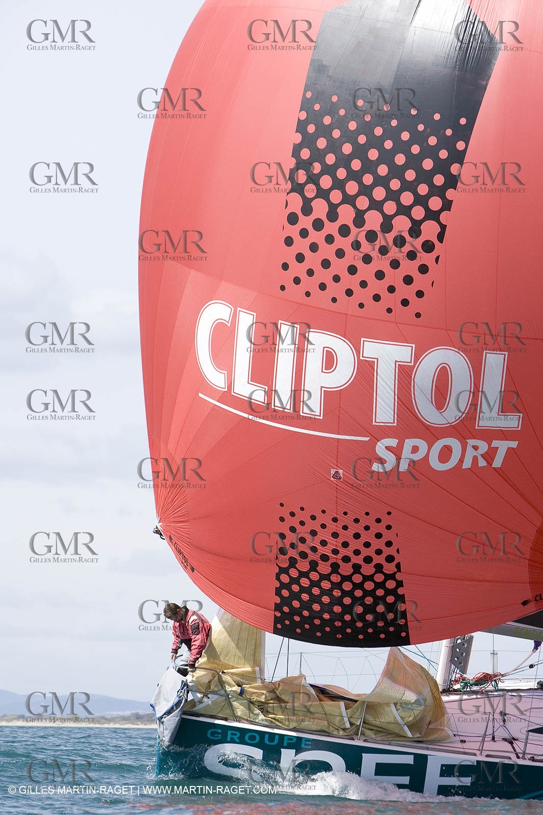 27 03 08- La Grande Motte- (FRA,34) Transat AG2R 2008- Jean-Paul Mouren- Laurent Pellecuer