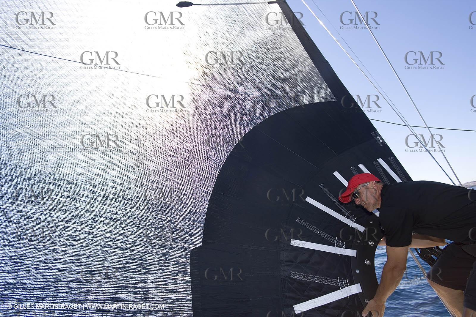 03 09 06 - Porto Cervo (Sardinia) - Maxi World Cup 2006 - Onboard Wally 90 Tango