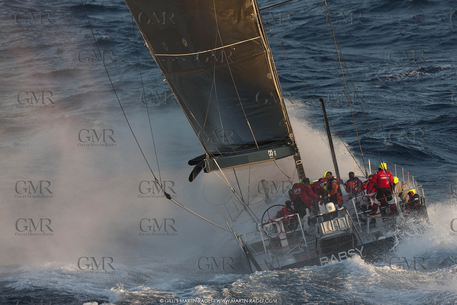 09 10 2017, Calvi (FRA,20), VOR 70 Babsy, Tentative de record autour de la Corse à la voile, skipper Franck Cammas