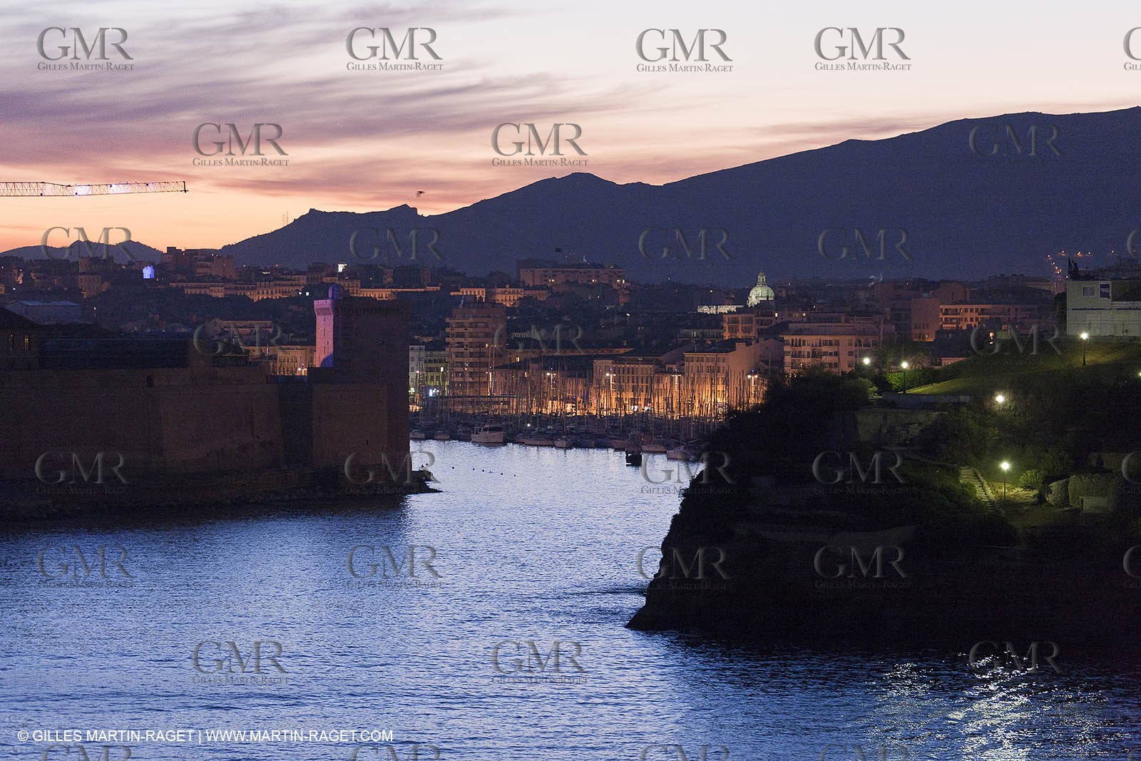 17 02 2012 - Marseille (FRA,13) - Arrival in Marseille harbour onboard ferry Piana (La Meridionale Corp.)