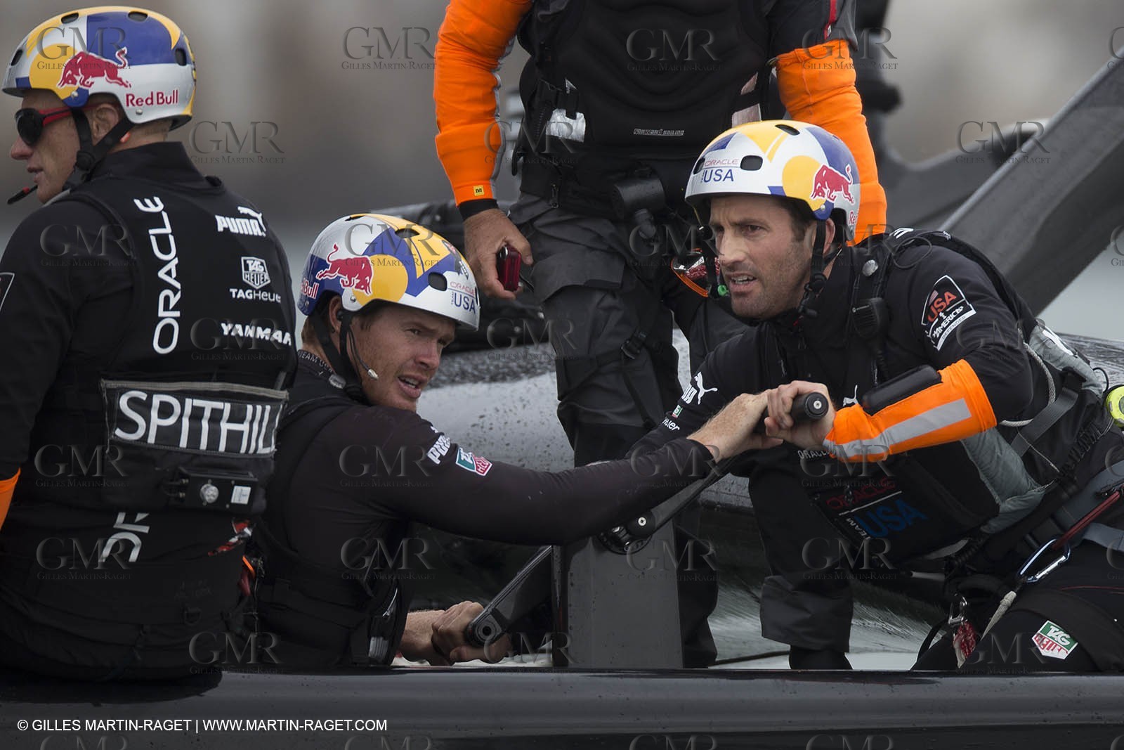 10 09 2013 - San Francisco (USA,CA) - 34th America's Cup - Final Match - Lay day n° 2 - ORACLE Team USA training