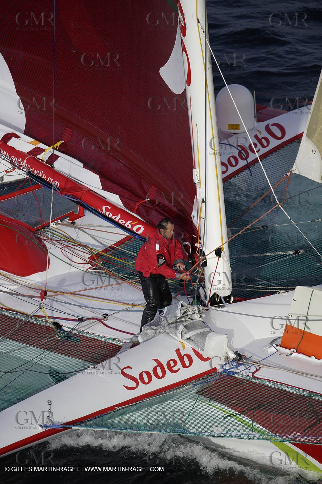 11 10 2008  -Lorient (FRA)  -  Multis Orma - Sodebo (Thomas Coville) - Route du Rhum 2006 training