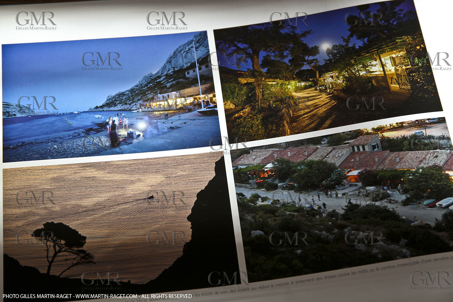 09 11 2010 - Marseille (FRA,13) - Photos odf the book Calanques, Si proches, si lointaines, Ed. Cres, Words by Juliette Lembot, Photos by Gilles Martin-Raget