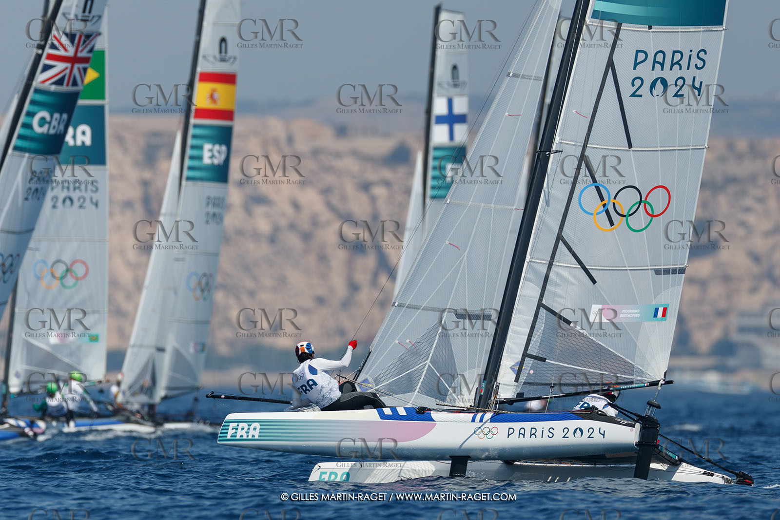 06 08 2024, Marseille (FRA), Paris 2024 Olympic Games, Sailing, Race Day 9