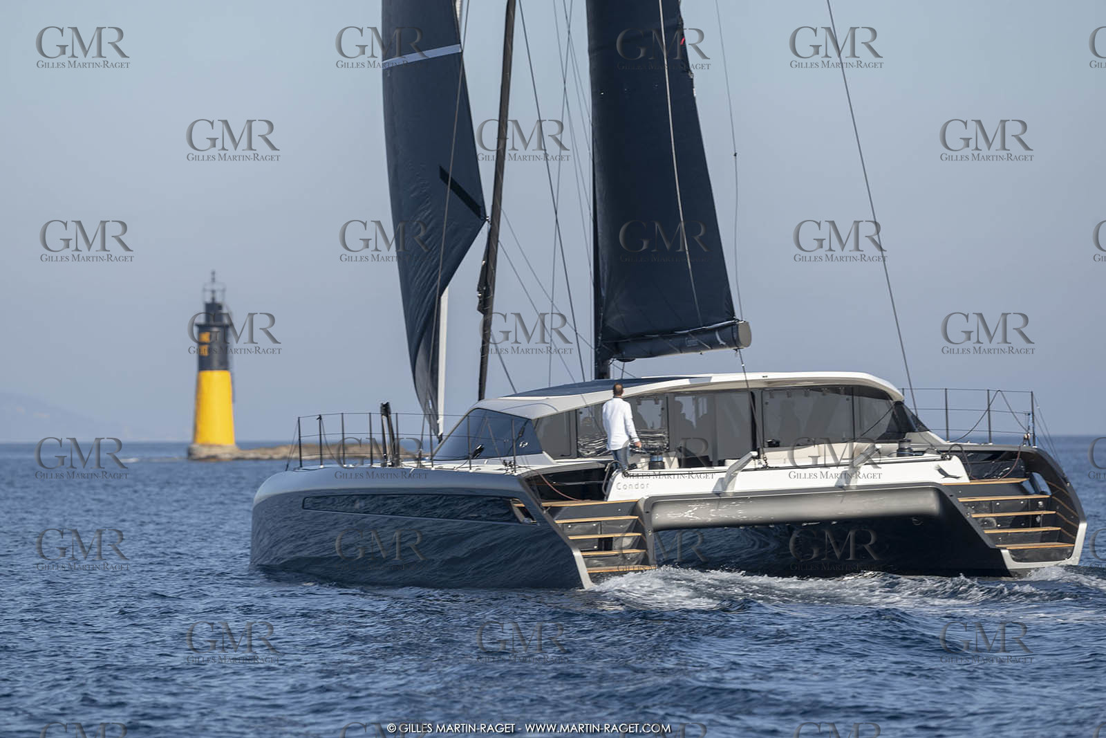 16 02 2019, Porquerolles (FRA,83), Gunboat 68 sail testing  3