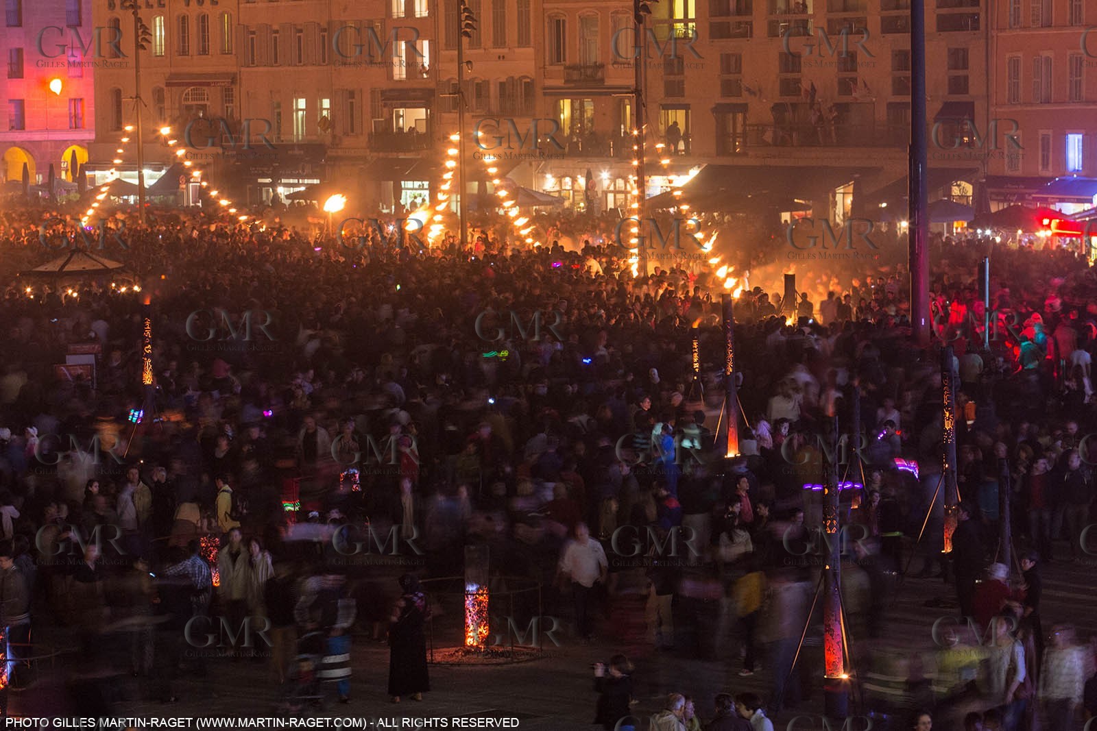 03 05 2013 - Marseille (FRA,13) - Marseille Provence 2013, Historical port Illumination by Company Carabosse