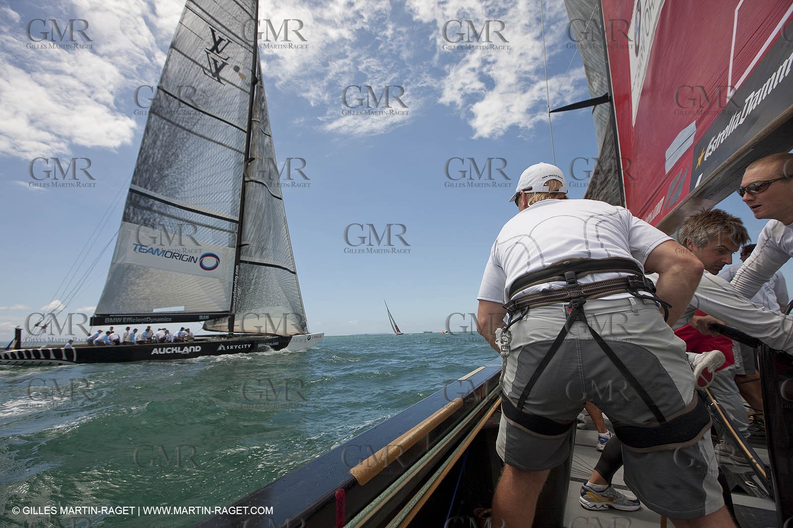 29 01 2009 - Auckland (NZL) -  Louis Vuitton Pacific Series - BMW ORACLE Racing - Training