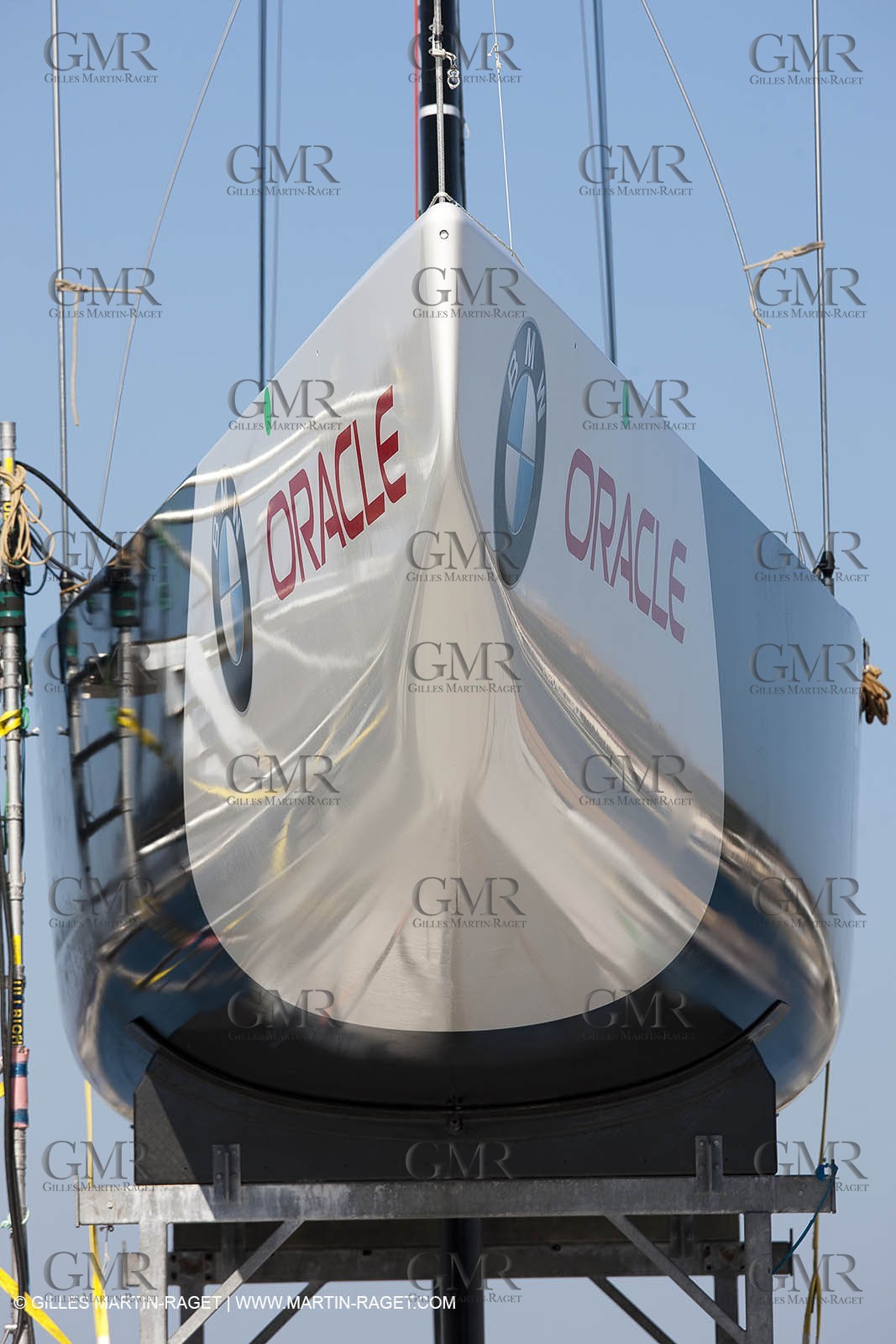 19 05 2010 - La Maddalena (ITA, Sardinia) Louis Vuitton Trophy - BMW ORACLE Racing - Maintenance Day