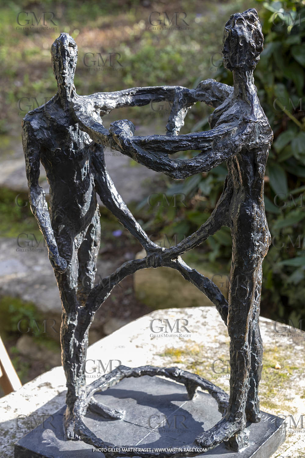 19 02 2020, St Rémy de Provence (FRA,13), Oeuvre de Germaine Richier, Le Sablier III 1953, Bronze patiné foncé, Epreuve d'exposition, 68,5 x 31 x 28 cm, collection particulière