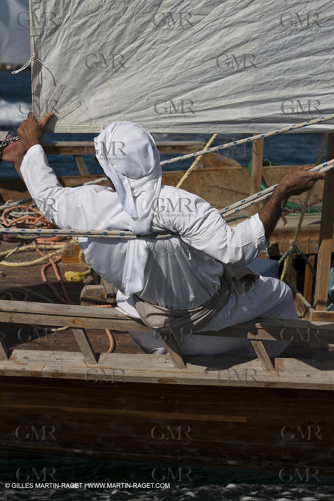 20 11 2010 - Dubai (UAE) - Dubai Louis Vuitton Trophy - Traditionnal dhow races for competing teams