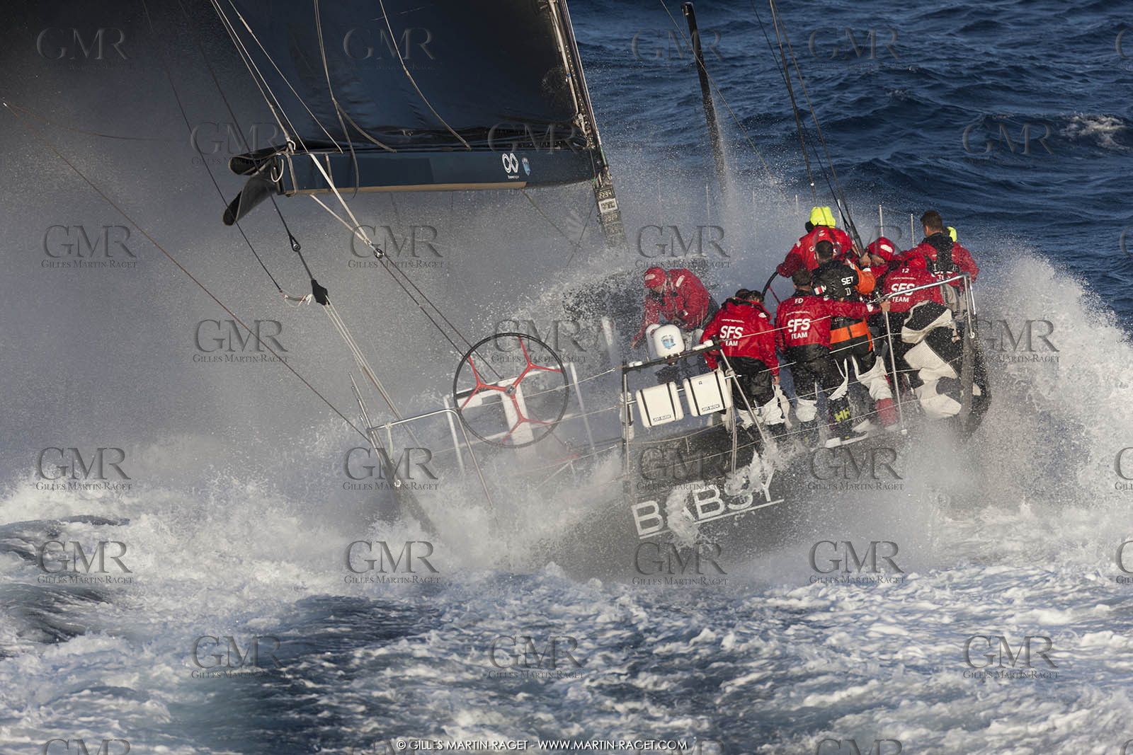 09 10 2017, Calvi (FRA,20), VOR 70 Babsy, Tentative de record autour de la Corse à la voile, skipper Franck Cammas