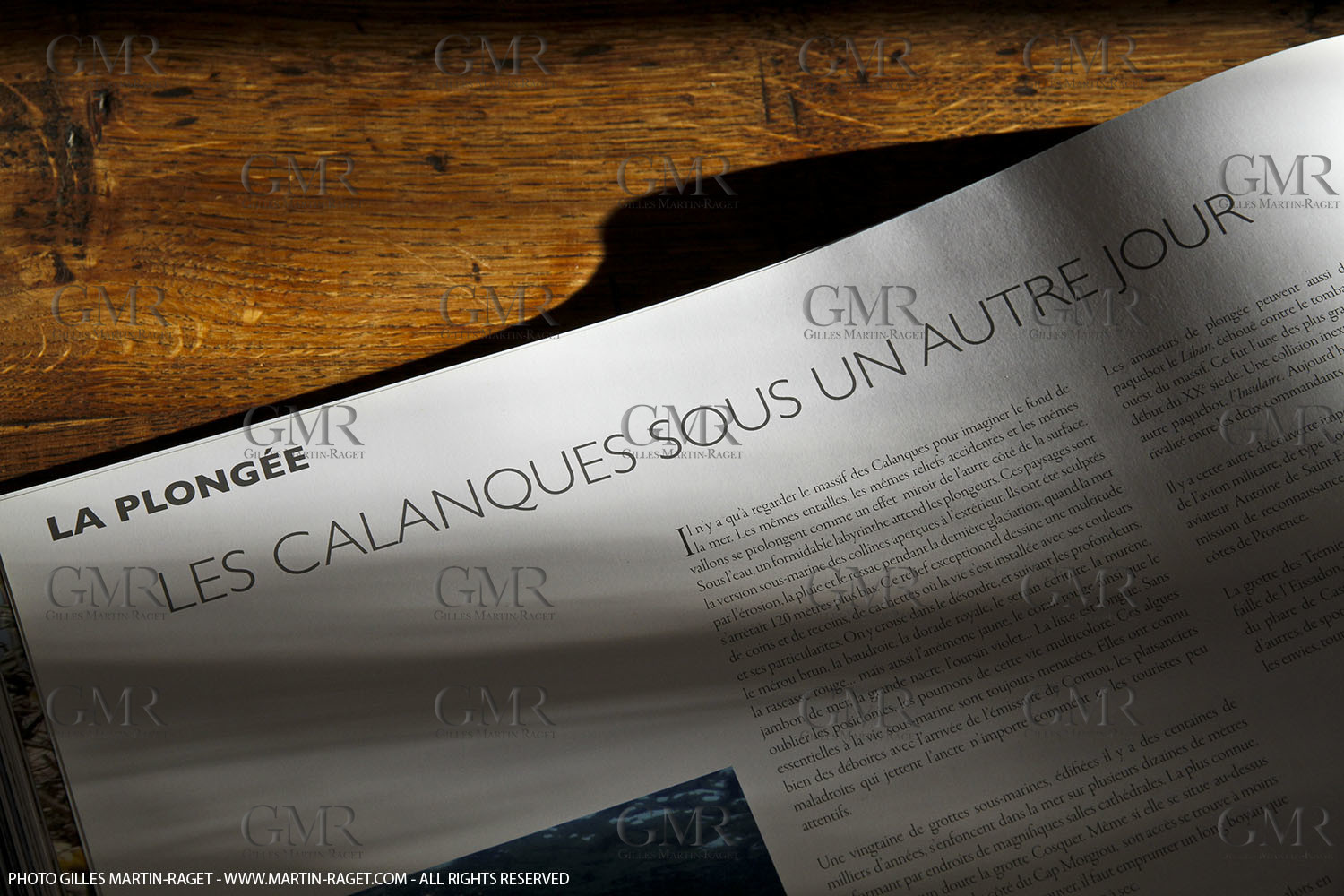 09 11 2010 - Marseille (FRA,13) - Photos odf the book Calanques, Si proches, si lointaines, Ed. Cres, Words by Juliette Lembot, Photos by Gilles Martin-Raget