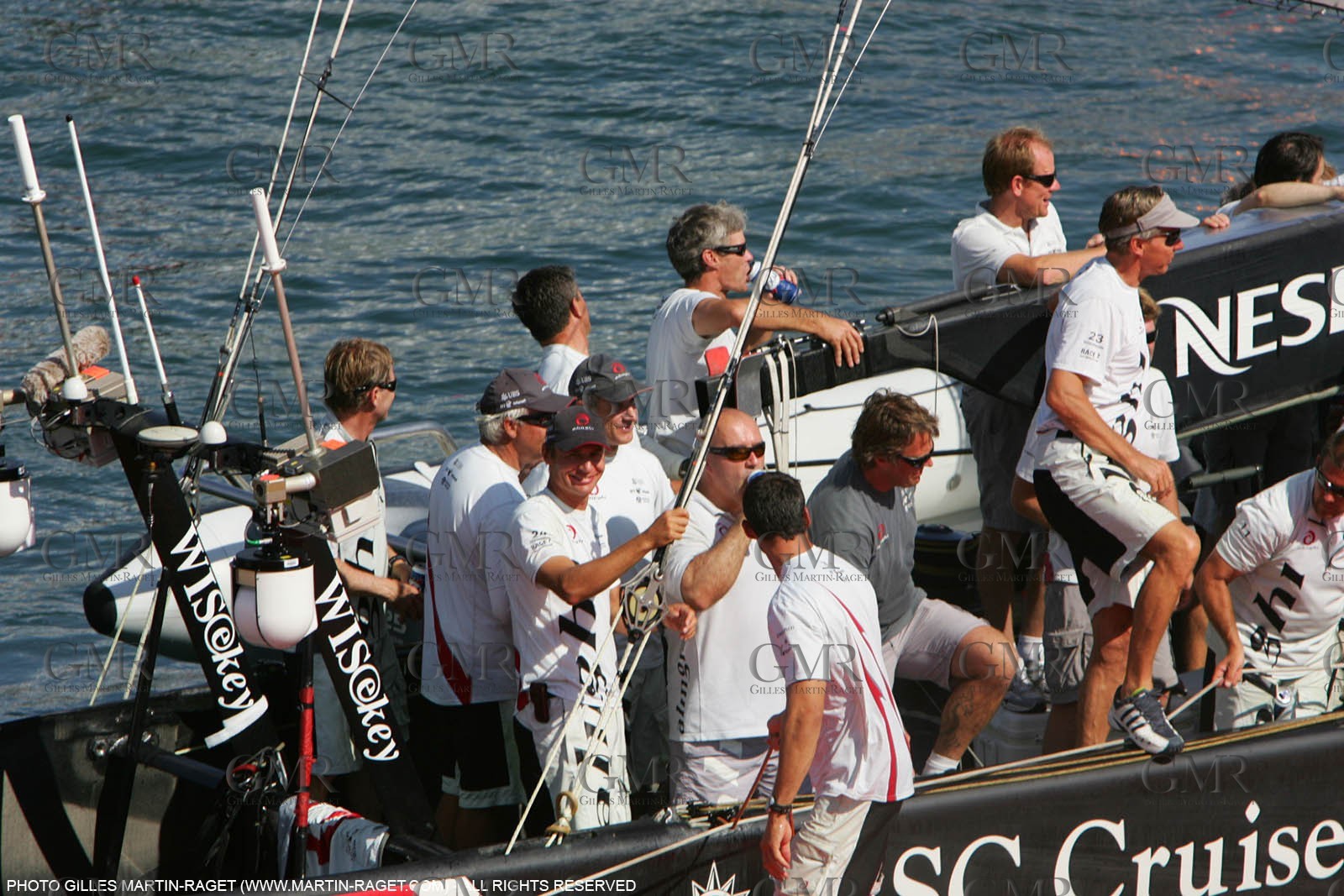 03 07 2007-Valencia (Spain)- 32nd America's Cup - Final Match - Day 8 - Alinghi vs Emirates Team New Zealand