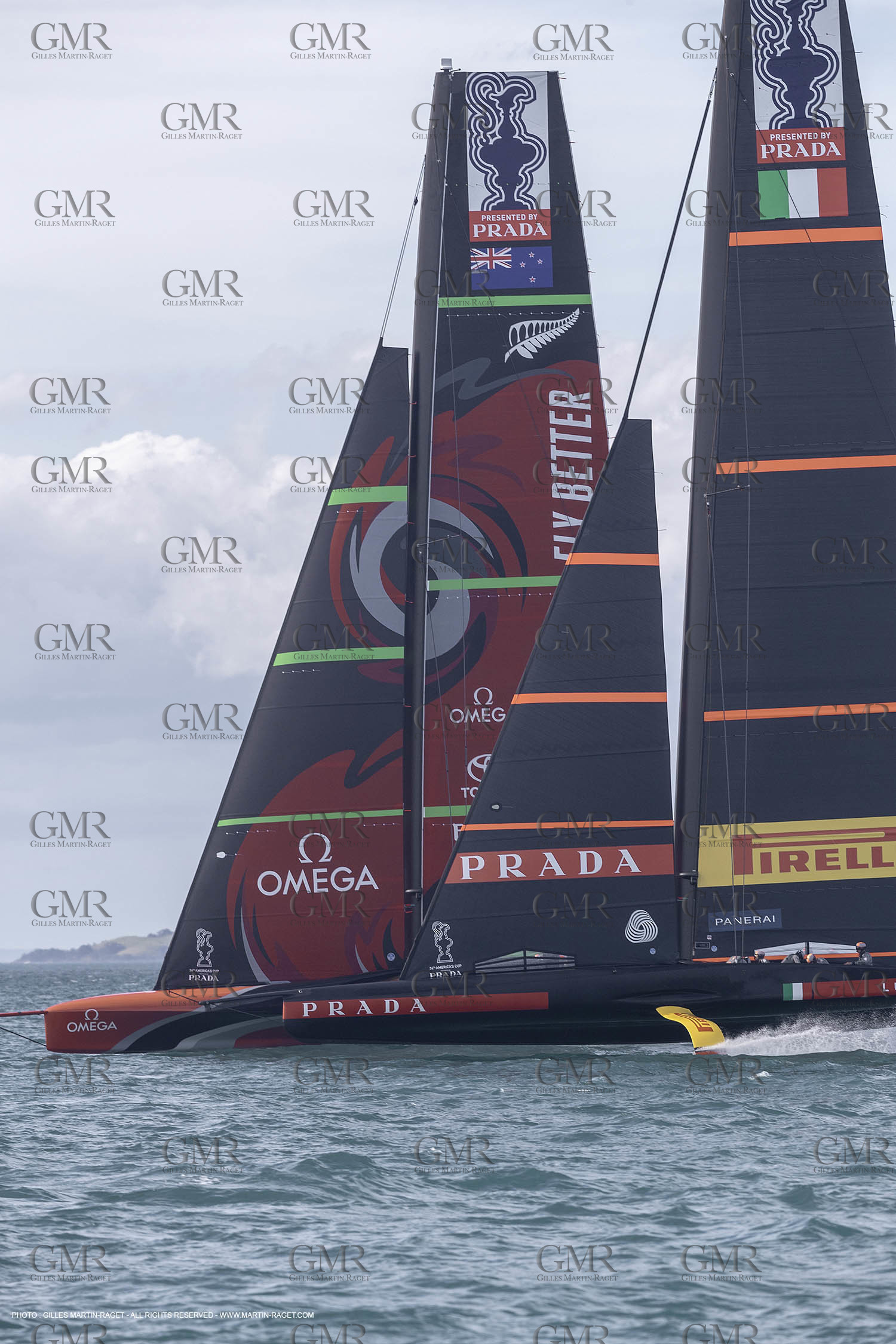 08 12 2020 - Auckland (NZL) - 36th America's Cup - Practice Sessions - Day 1
