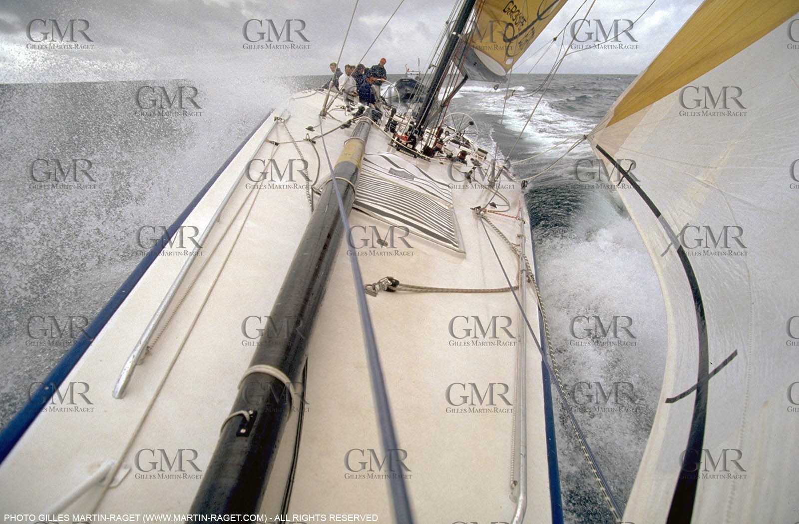 America's Cup, San Diego 1992, onboard Ville de Paris