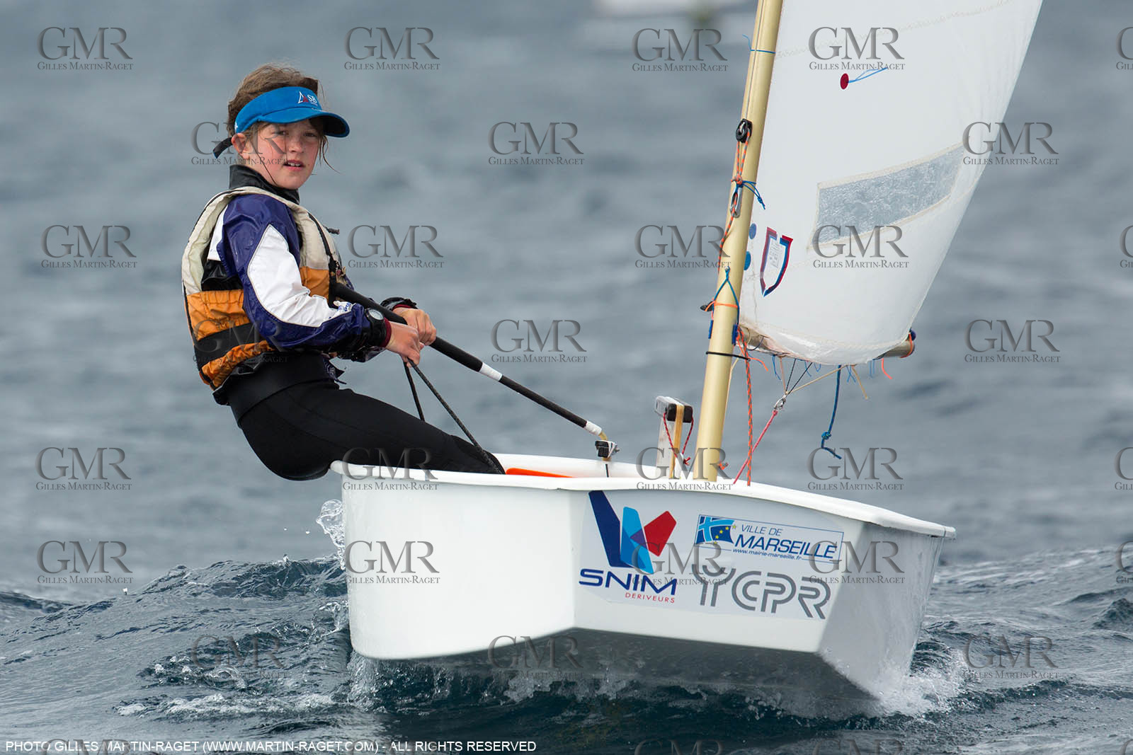 15 04 2016, Marseille (FRA,13), SNIM Dériveurs, Coupe Internationale de Printemps Optimist, Final Day