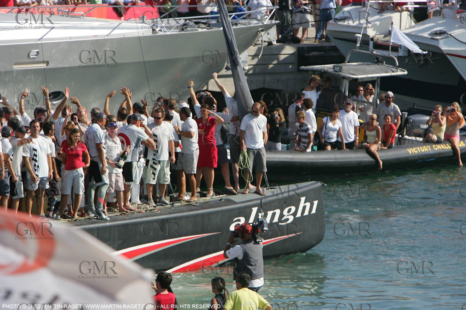 03 07 2007-Valencia (Spain)- 32nd America's Cup - Final Match - Day 8 - Alinghi vs Emirates Team New Zealand