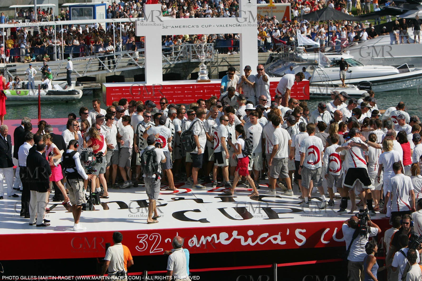 03 07 2007-Valencia (Spain)- 32nd America's Cup - Final Match - Day 8 - Alinghi vs Emirates Team New Zealand