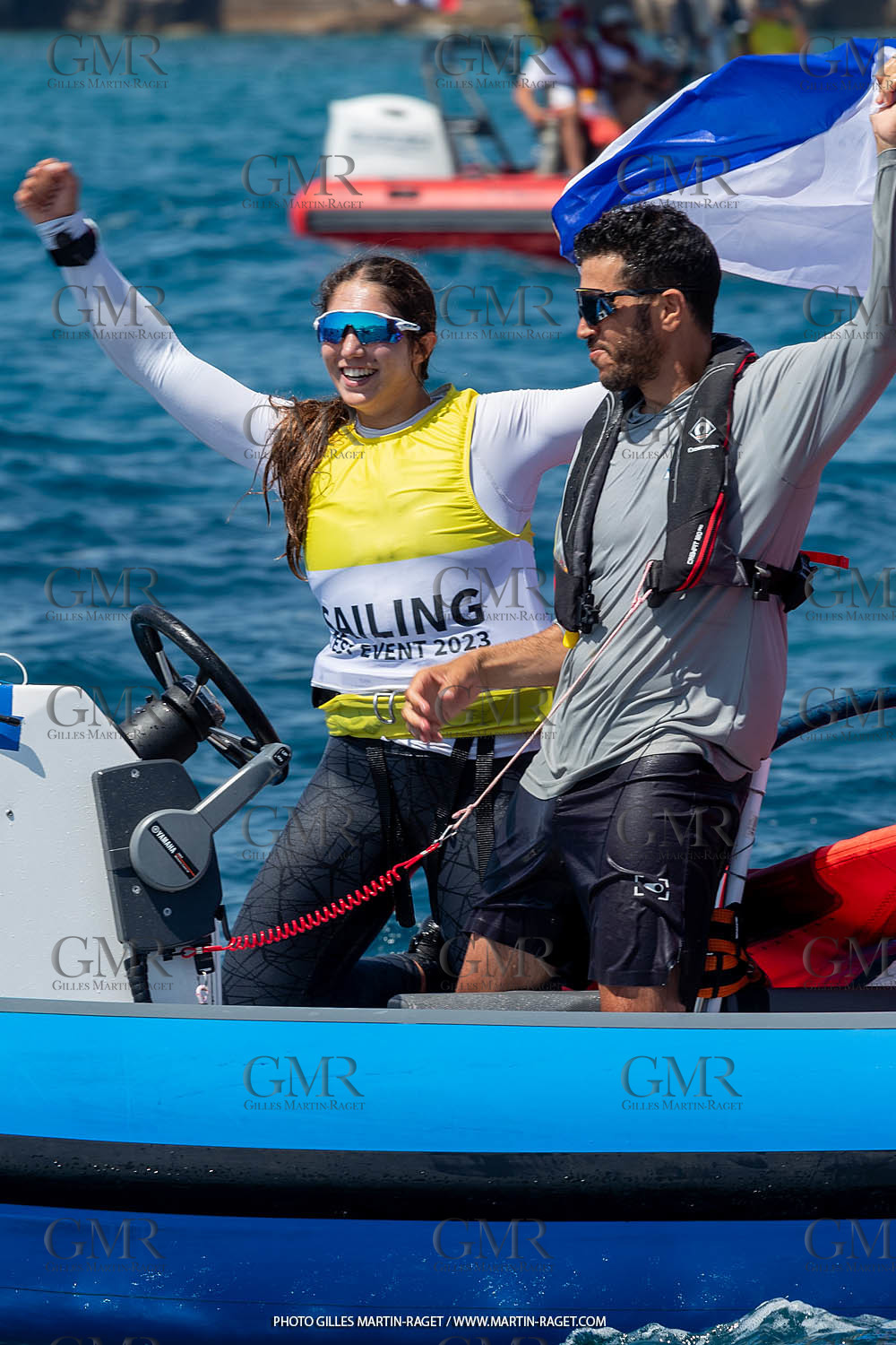 16 07 2023, Marseille, (FRA), Paris 2024 Olympic Games 2024 Sailing Test Event, Day 8, Medal race IQ Foil Women