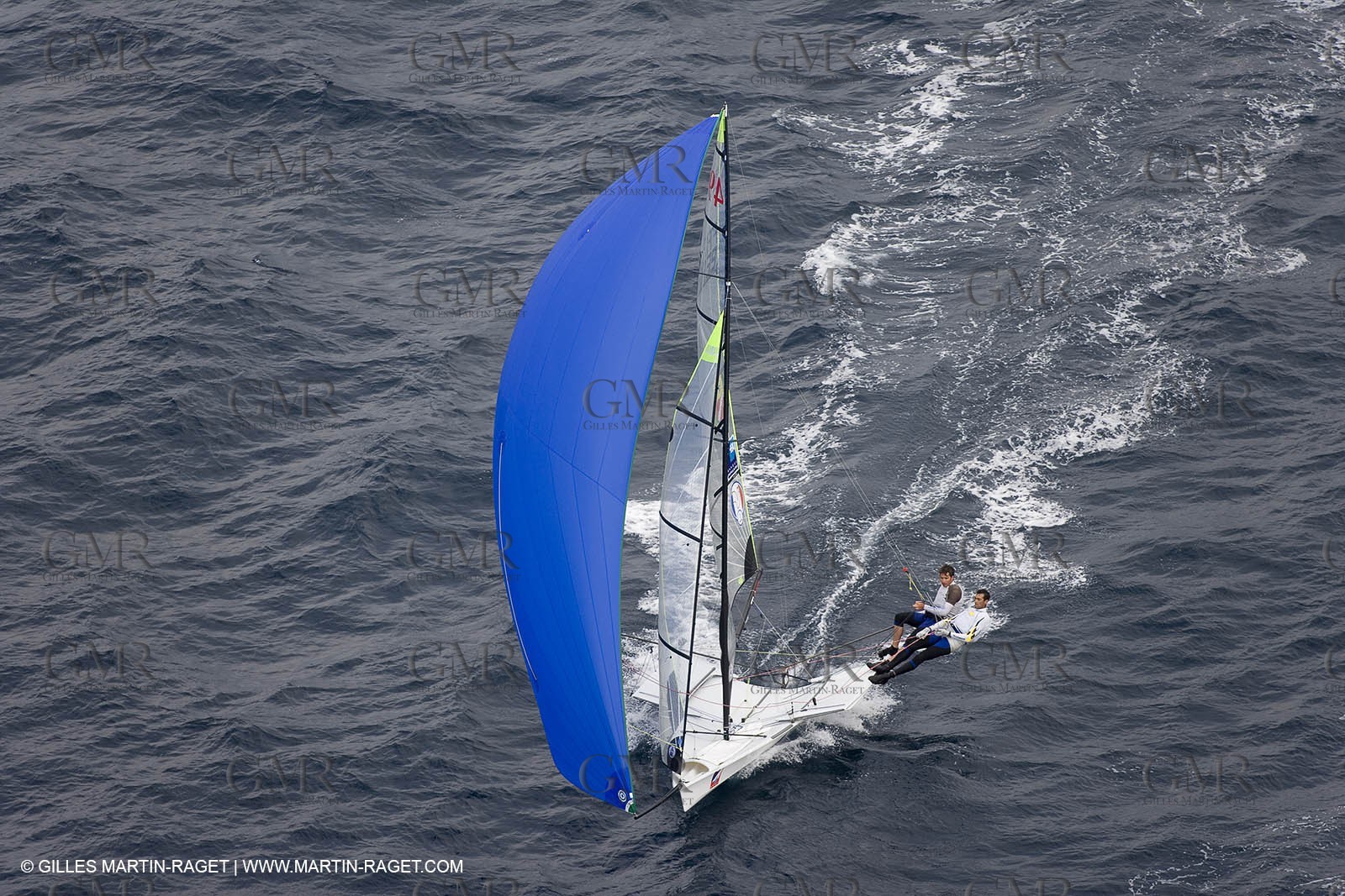 26 04 2007 - 2007 Semaine Olympique Française - Hyères (South of France) - Day 5 - Team France - 49er - LAGRAVIERE-CHRISTIDIS