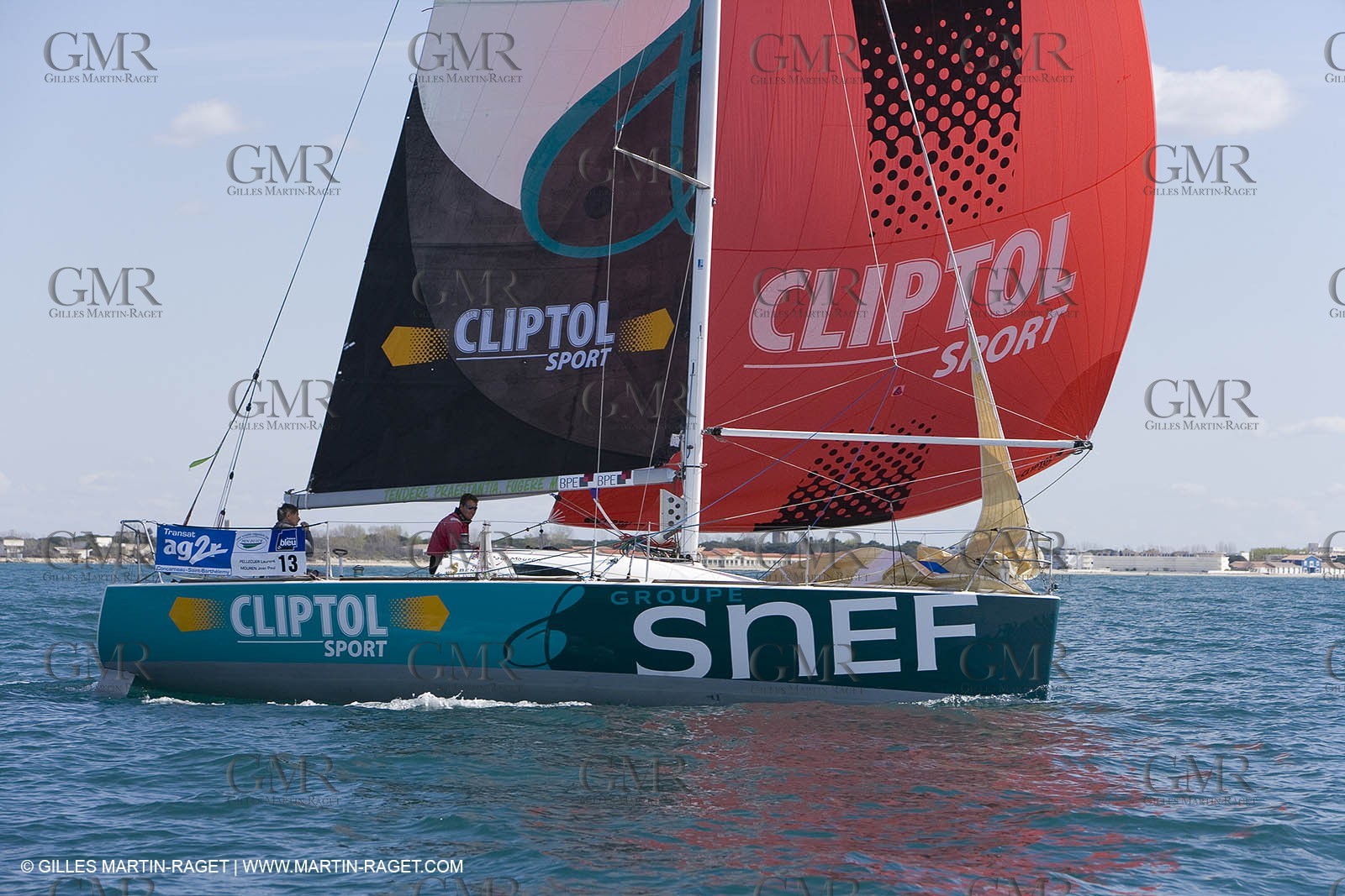 27 03 08- La Grande Motte- (FRA,34) Transat AG2R 2008- Jean-Paul Mouren- Laurent Pellecuer