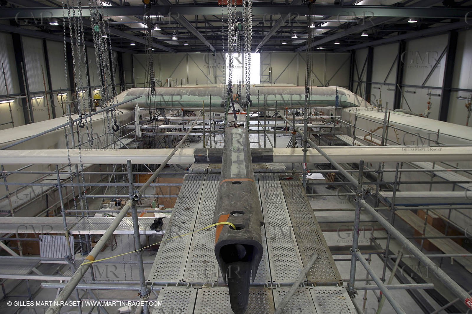 Vannes - Multiplast Boatyard - Orange II construction