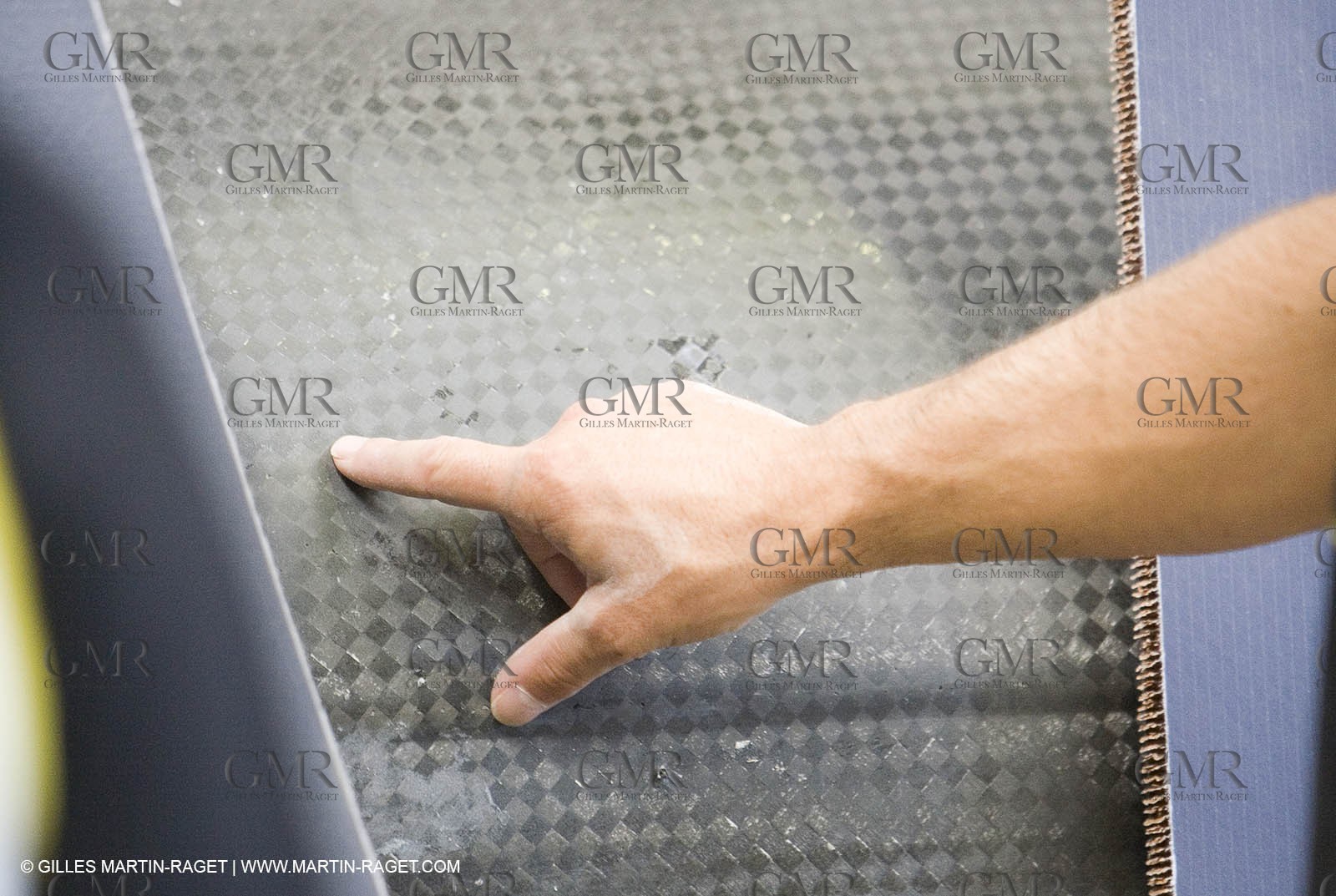 Sydney, Australia, Thomas Coville trimaran Sodebo building at Boat Speed