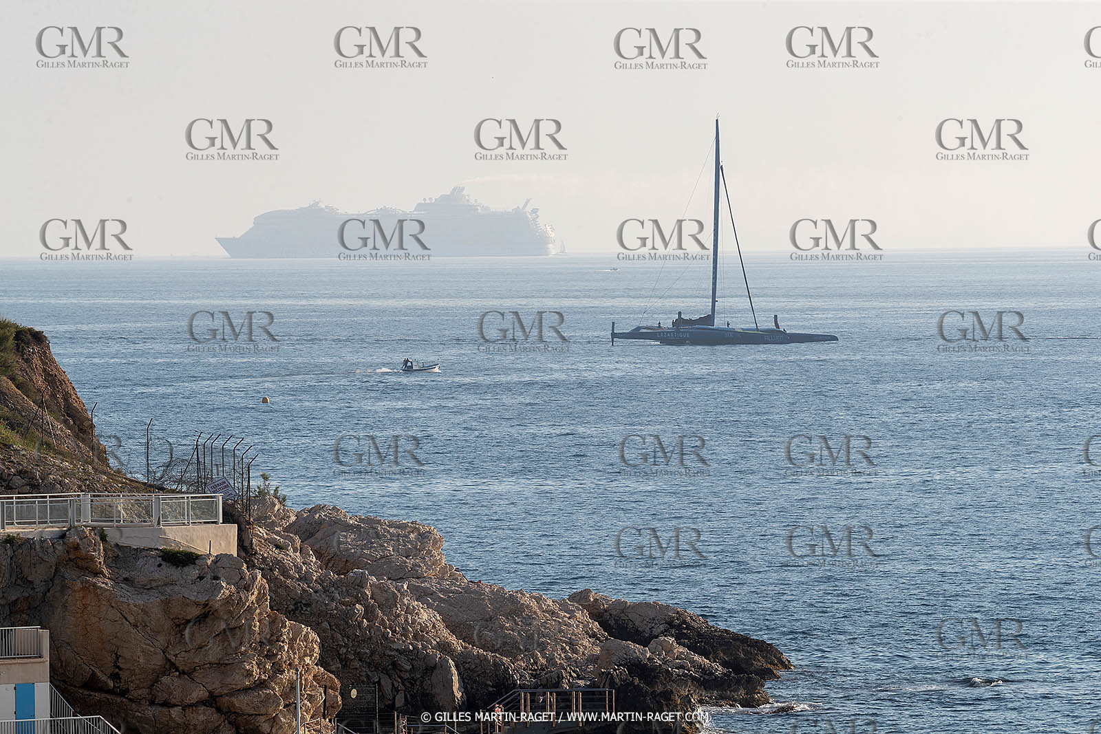 17 05 2022, Marseille (FRA), Arrivée du trimaran Ultim SVR LAZARTIGUE à Marseille