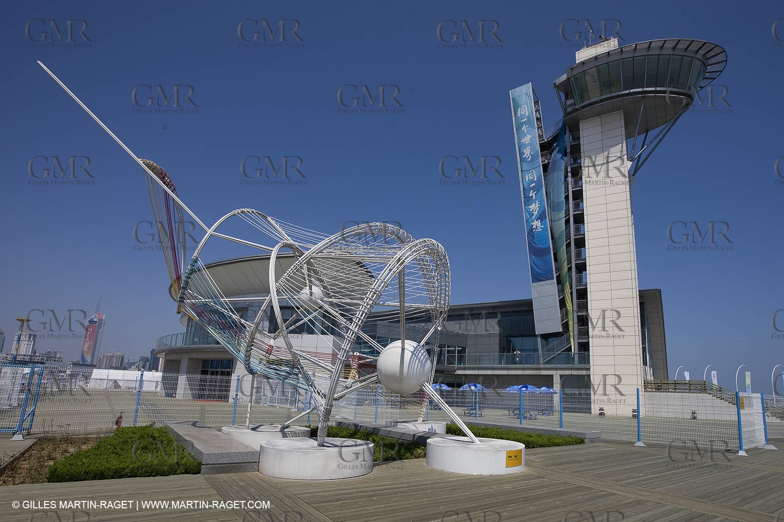 07 08 2008 - Qingdao (CHN) - Olympic games - The olympic Marina - Press center