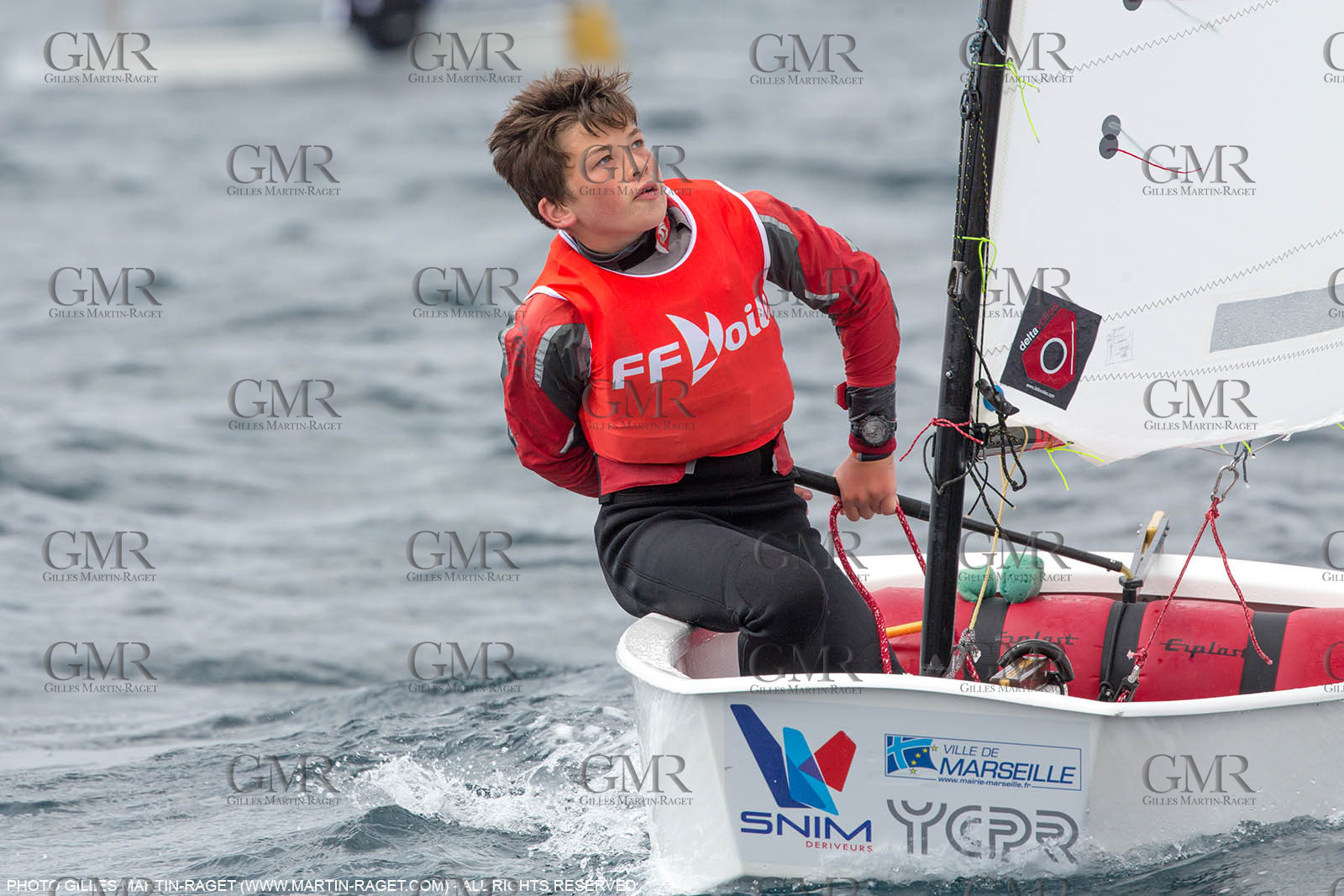 15 04 2016, Marseille (FRA,13), SNIM Dériveurs, Coupe Internationale de Printemps Optimist, Final Day