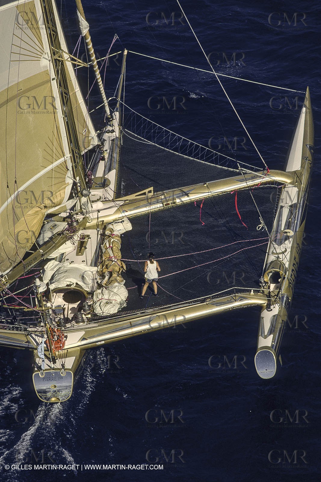 Sailing, Offshore Racing, Route du Rhum 1990, Groupe Pierre 1er, Florence Arthaud