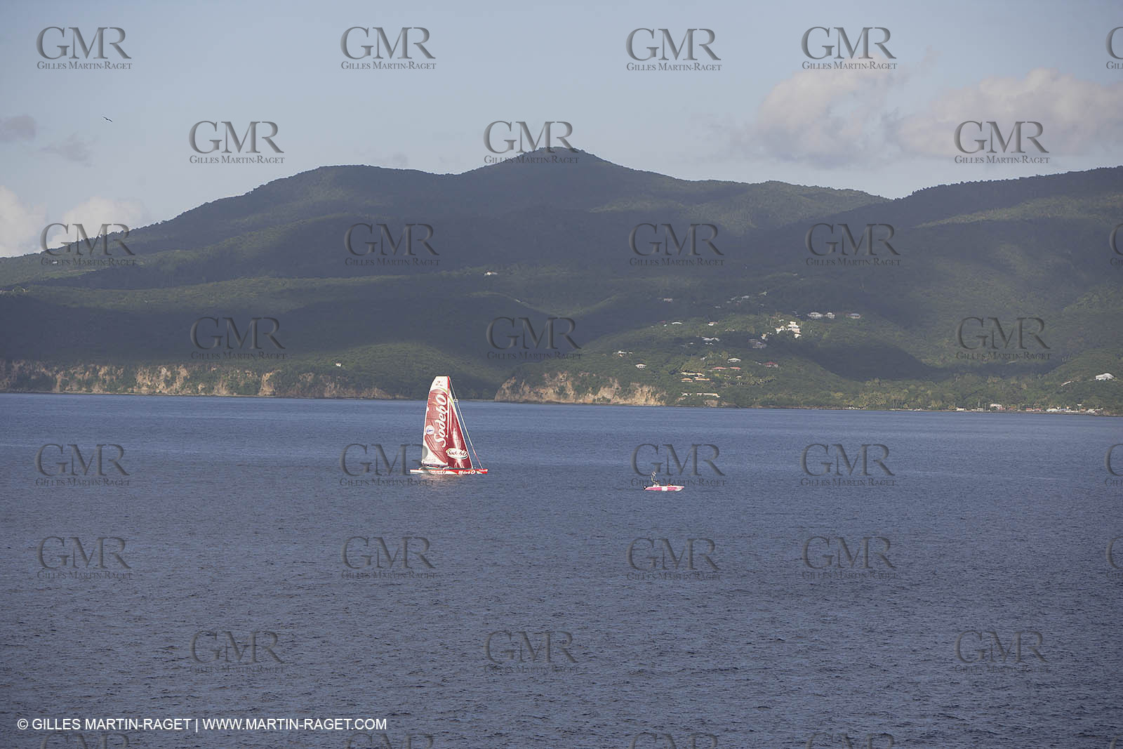 06 11 2006 - Pointe à Pitre Guadelupe (FRA) - Route du Rhum 2006 arrival - Thomas Coville (Sodebo)