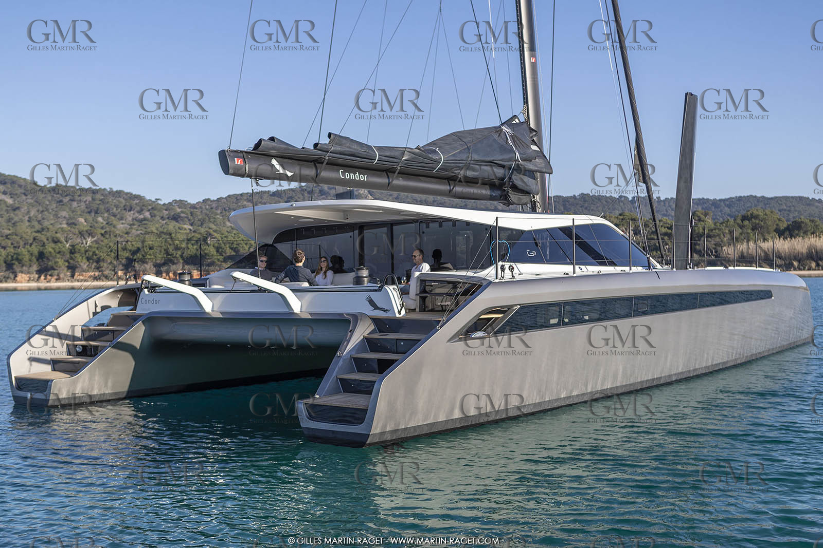 16 02 2019, Porquerolles (FRA,83), Gunboat 68 sail testing  3