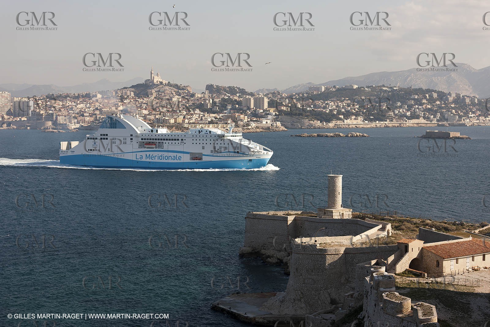 14 01 2012 - Marseille (FRA,13) - La Meridionale shipping company - the Piana off Marseille and the Calanques