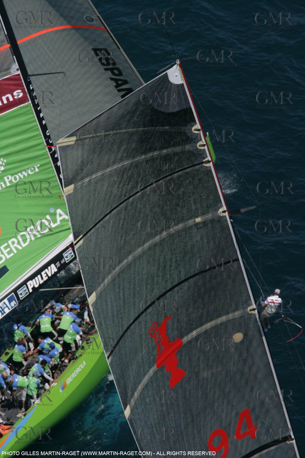 09 05 2007-Valencia (Spain)- 32nd America's Cup - Louis Vuitton Cup - RR2 - Day 11 - BMW ORACLE Racing