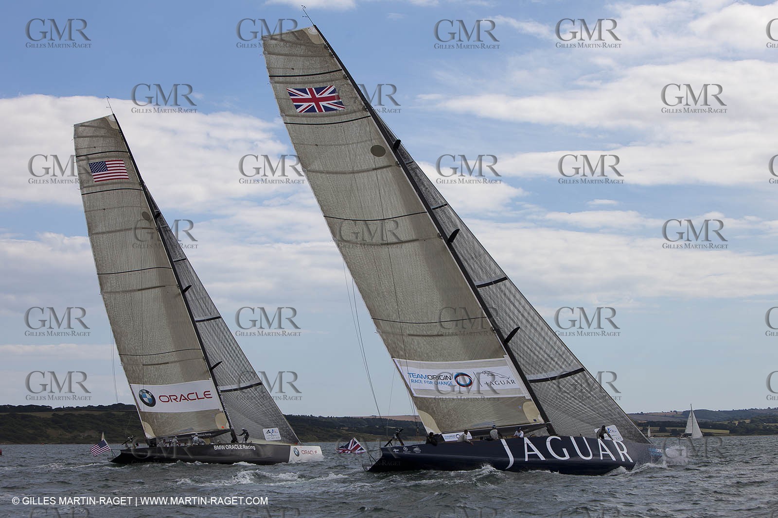 02 08 2010 - Cowes (UK, IOW) 1851 Cup -  BMW ORACLE Racing - Training Day