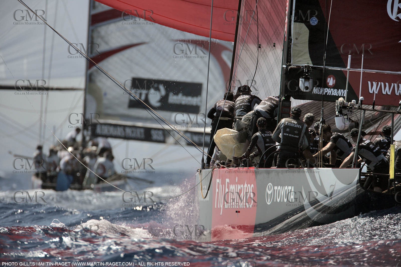 29 06 2007-Valencia (Spain)- 32nd America's Cup - Final Match - Day 5 - Alinghi vs Emirates Team New Zealand