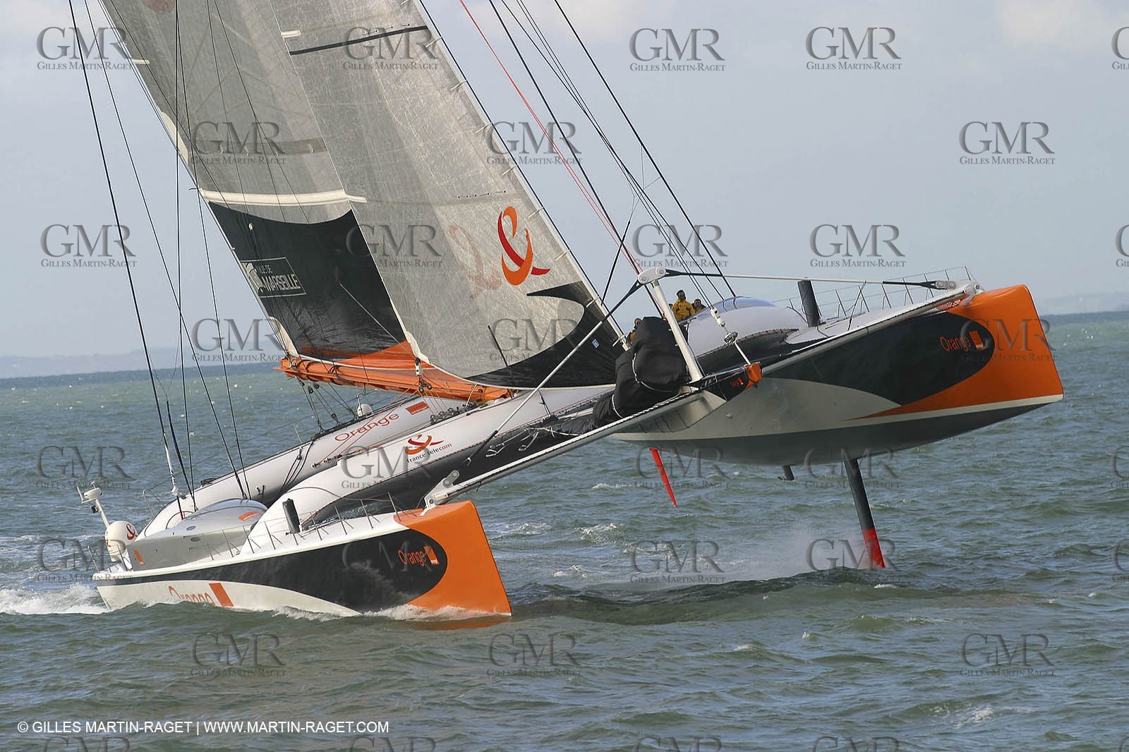 La Trinité   Mer - Orange II 1st sea trials