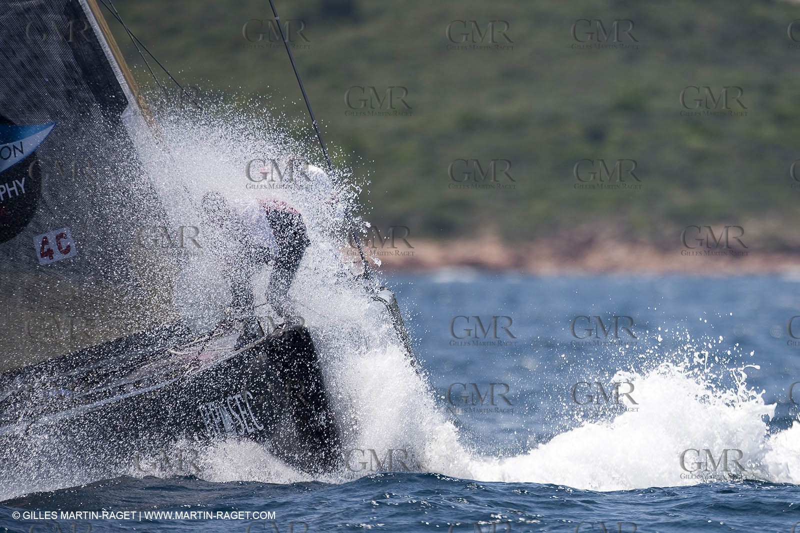 19 05 2010 - La Maddalena (ITA, Sardinia) Louis Vuitton Trophy - BMW ORACLE Racing - Training