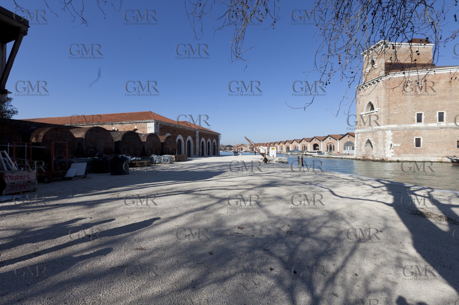20 02 2012 - Venezia (ITA) - 34th America'sCup - Venezia 2012 America's Cup World Series - The Arsenale where the AC45 moorings, public village, media center and Club 45 will be located