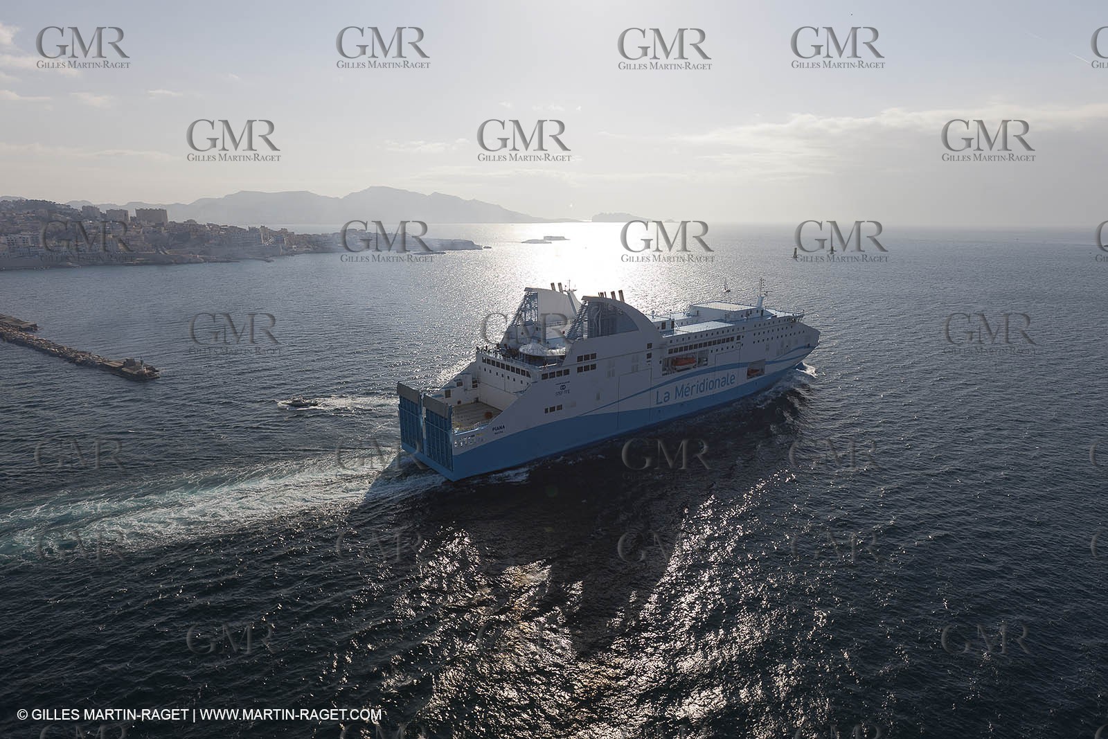 14 01 2012 - Marseille (FRA,13) - La Meridionale shipping company - the Piana off Marseille and the Calanques