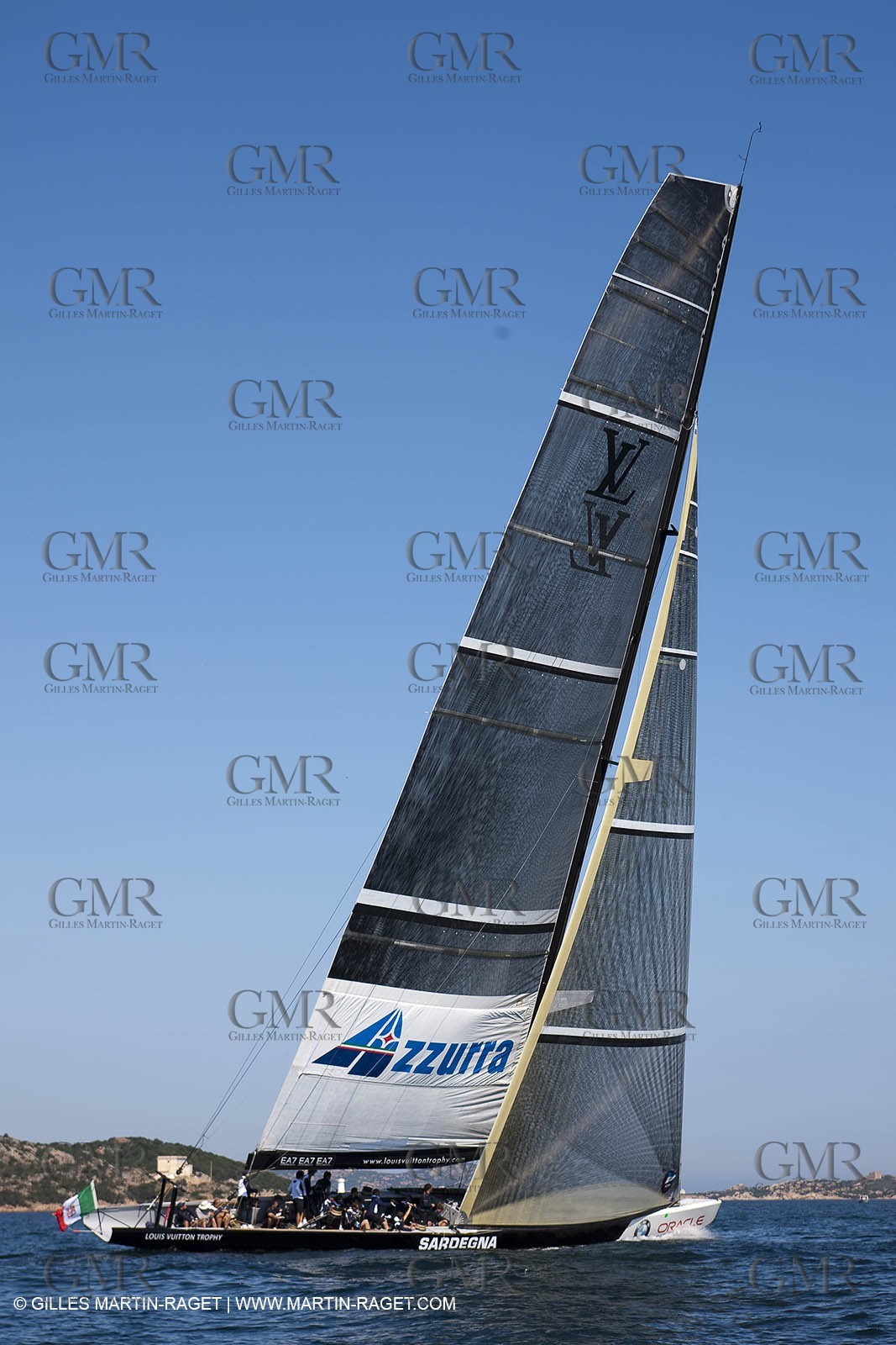 19 05 2010 - La Maddalena (ITA, Sardinia) Louis Vuitton Trophy - Racing Day 1 - Azzura Vs Mascalzone Latino