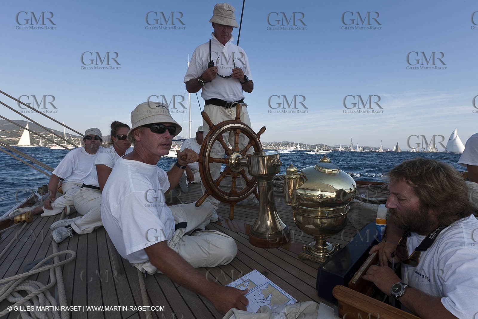 01 10 2011 - Saint Tropez (FRA,13) - Voiles de Saint Tropez 2011 - Classic Yachts - Day 5 - Onboard Mariquita