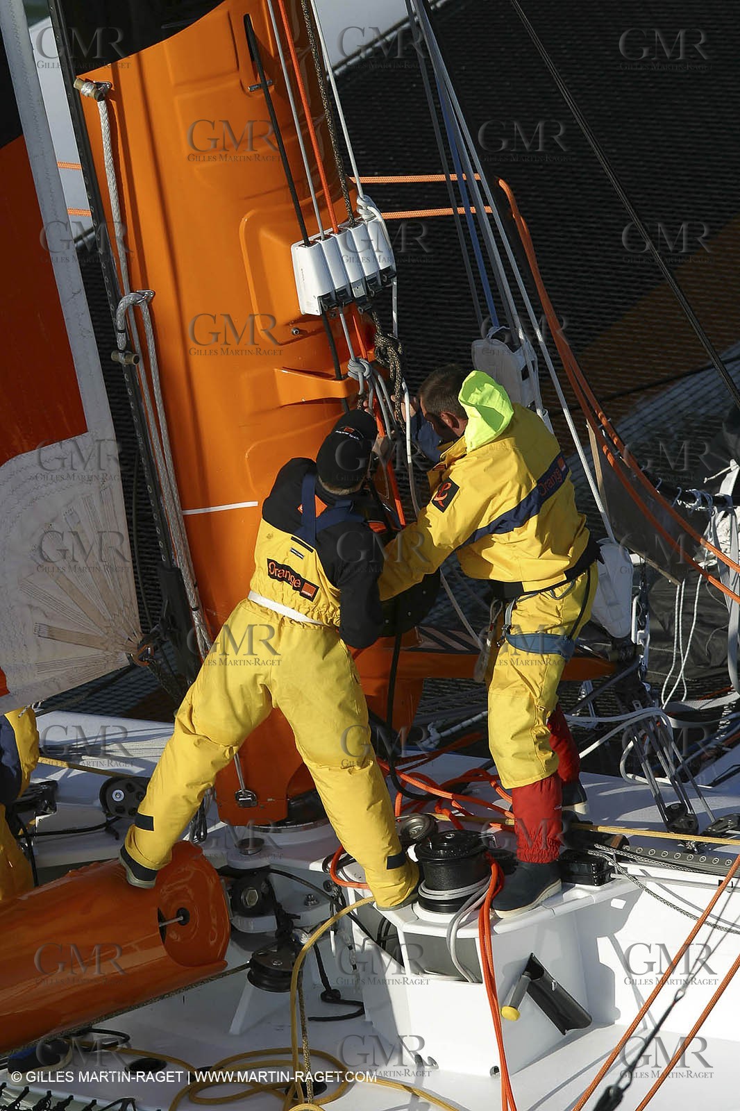 La Trinité   Mer - Orange II - 1st sea trials