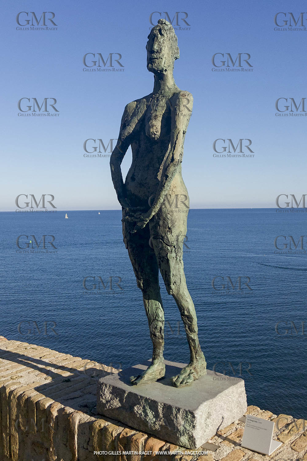 Oeuvre de Germaine Richier, La Vierge Folle, 1946, au musée Picasso d'Antibes