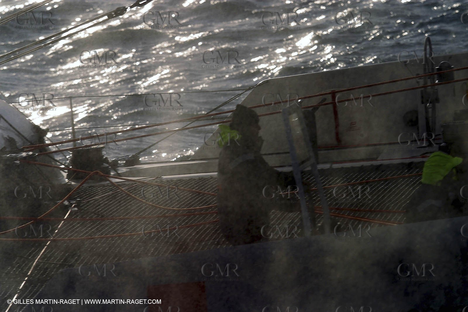 Orange II - 2004 Jules Verne Trophy - Ouessant - 2nd starting line crossing
